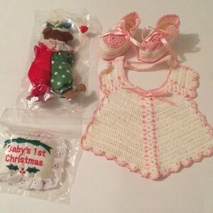 RUSS Vintage Baby First Christmas Set NEW